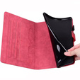 Husă pentru iPad 10.2" 2021/2020/2019 (9/8/7 gen.), cu clapetă, animal, roșu