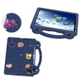 Husă pentru copii pentru iPad 10.9 2022 10 Gen, Cute Patterns, cu suport, albastru închis