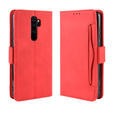Cu clapetă pentru Xiaomi Redmi Note 8 Pro, Card Slot, roșu