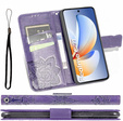Cu clapetă pentru Realme C71, Butterfly, violet