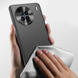 Husă din piele pentru Vivo X90 Pro 5G, leather hybrid, negru
