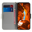 Cu clapetă pentru Motorola Edge 50 Pro 5G, Wallet, Flowers alb
