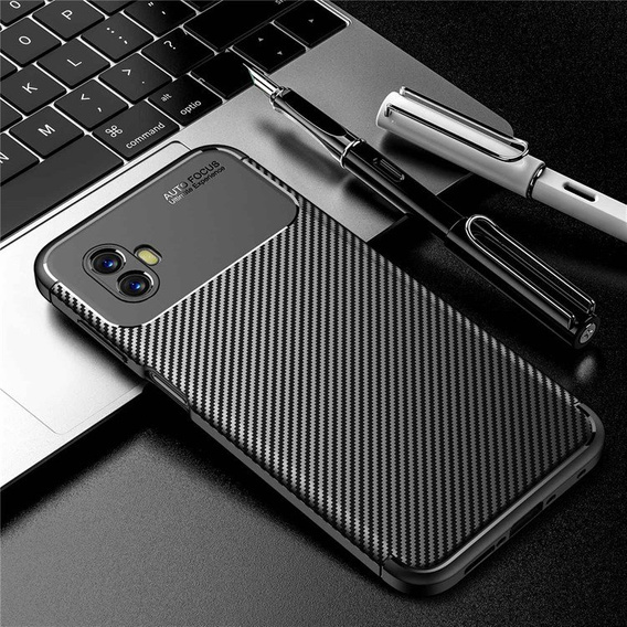 Huse pentru Samsung Galaxy Xcover 6 Pro, Carbon Gel, negru