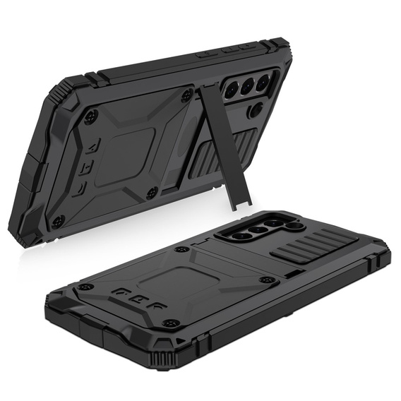Husă pentru Samsung Galaxy S21 FE, R-JUST, armată, negru
