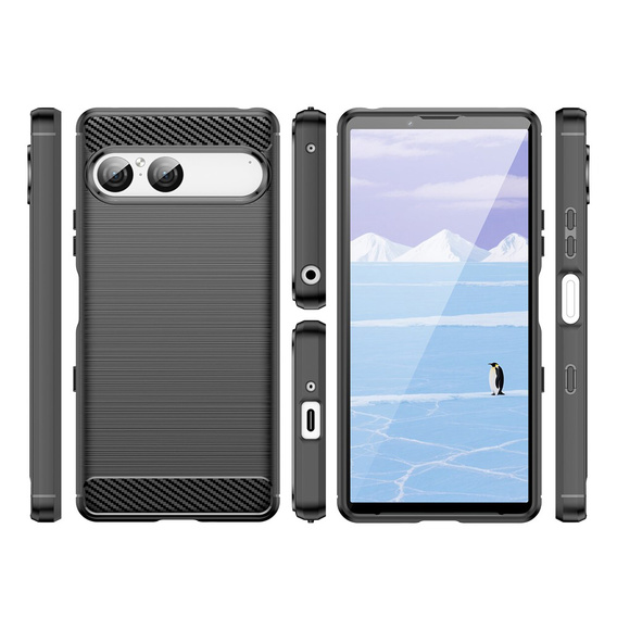 Husă de protecție din carbon pentru Sony Xperia 10 VII