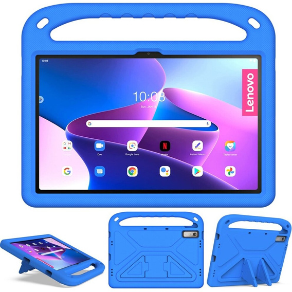 Husă pentru copii pentru Lenovo Tab P11 Gen 2 TB350FU TB350XU 11.5", husă pentru copii cu mâner, albastru