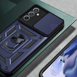 Husă blindată pentru Samsung Galaxy A54 5G, CamShield Slide, albastru