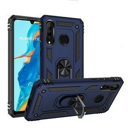 Husă blindată pentru Huawei P30 Lite, Nox Case Ring, albastru