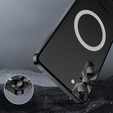Carcasă de protecție pentru camera foto pentru Samsung Galaxy S21+ Plus, CamShield MagSafe, transparent / negru