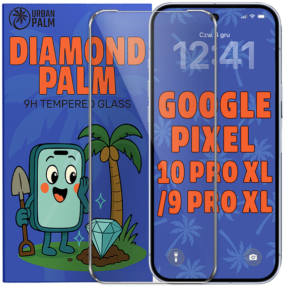 Sticlă temperată Diamond Palm pentru Google Pixel 10 Pro XL / 9 Pro XL