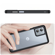 Huse pentru Motorola Moto G53 5G, Fusion Hybrid, transparent / negru