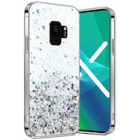 Huse pentru Samsung Galaxy S9, Glittery, transparentă