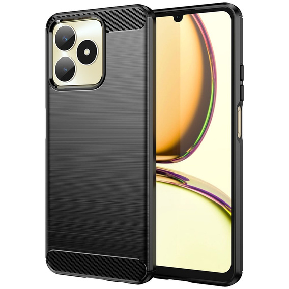Huse pentru Realme C51, Carbon, negru