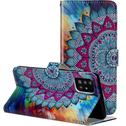 Cu clapetă pentru Samsung Galaxy A51, Wallet, Mandala Flower