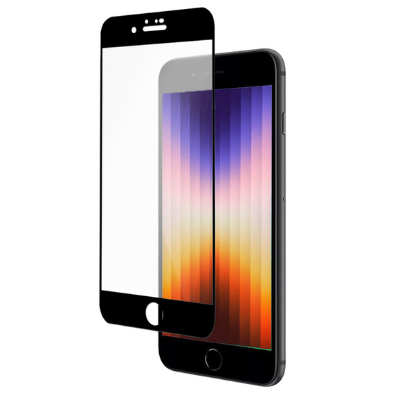 2x sticlă călită pentru iPhone 7/8/SE 2020/SE 2022, ERBORD 3D pentru întregul display
