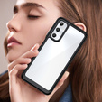 Huse pentru Samsung Galaxy A05s 4G, Fusion Hybrid, transparent / negru