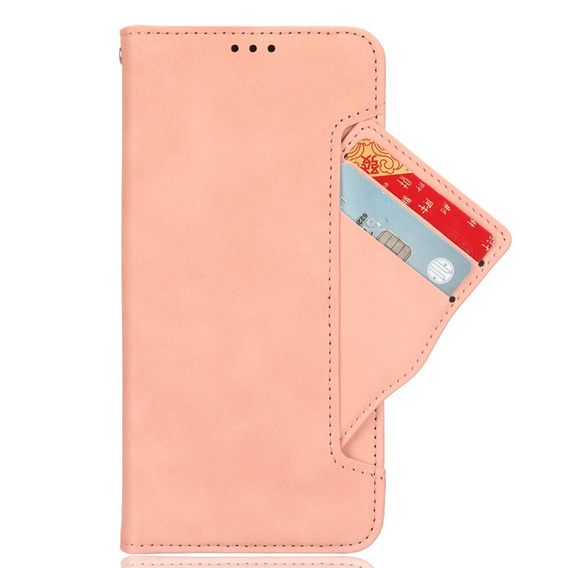 Cu clapetă pentru Xiaomi 14 Ultra, Card Slot, roz