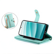 Cu clapetă pentru Xiaomi Redmi Note 14 Pro 5G / Poco X7 5G, Wallet Zipper Pocket, verde