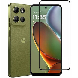 Sticlă călită 3D pentru Motorola Moto G15 / Motorola Moto G15 Power, cadru negru