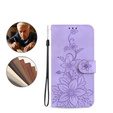 Cu clapetă pentru Oppo A60, Lily Flower, violet