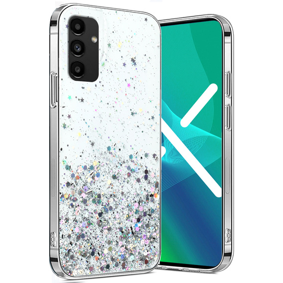 Huse pentru Samsung Galaxy A04S / A13 5G, Glittery, transparentă