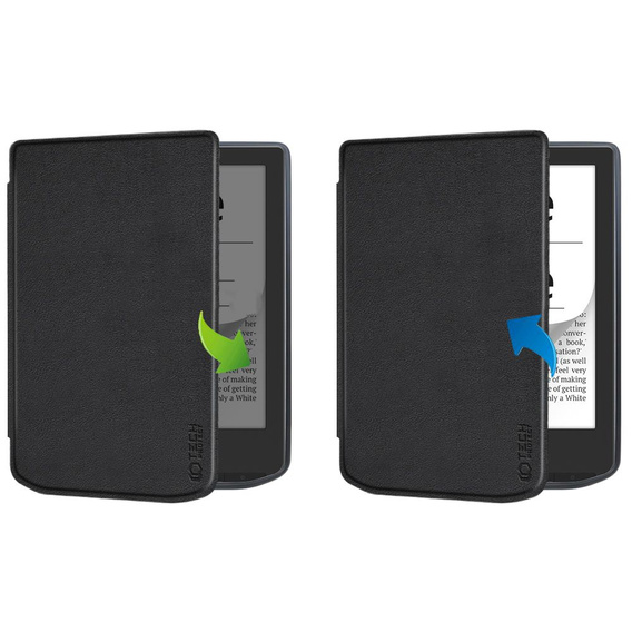 Carcasă pentru Pocketbook Verse / Verse Pro, Smartcase, negru
