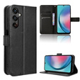 Cu clapetă pentru Samsung Galaxy M55 5G, Wallet Smart Magnet, negru