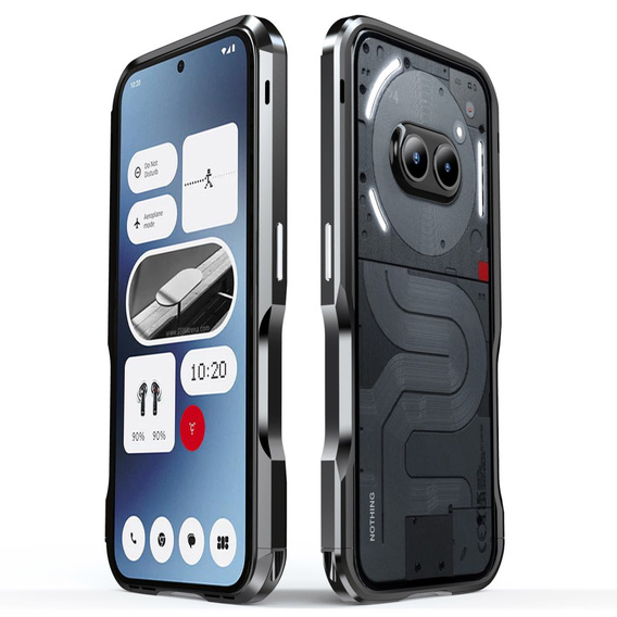 Husa LUPHIE pentru Nothing Phone 2a / 2a Plus, Armor Bumper, negru