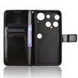 Cu clapetă pentru Nothing Phone 3 5G, Crazy Horse Wallet, negru