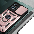 Husă blindată pentru Xiaomi Redmi Note 12 4G, CamShield Slide, roz rose gold