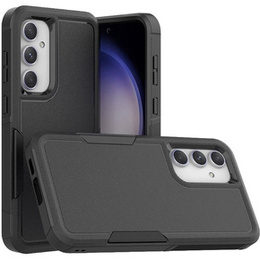 Husa blindată pentru Samsung Galaxy S23 FE, Dual Shockproof, negru