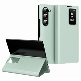 Husă cu clapetă pentru Samsung Z Fold5 5G, Smart View Wallet, verde