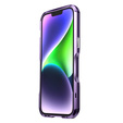 Husa LUPHIE pentru iPhone 14 Plus, Armor Bumper, violet