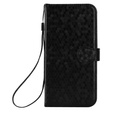 Husă cu clapetă pentru Oppo Reno 14F, Wallet Rhombus, negru