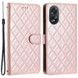 Cu clapetă pentru Oppo A38 4G / Oppo A18 4G, Wallet, BINFEN COLOR, roz rose gold