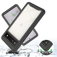 Carcasă pentru Google Pixel 6a, Shockproof, cu folie, negru