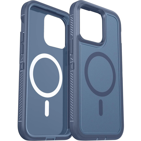 Carcasă cu ramă pentru iPhone 15 Pro Max, pentru MagSafe, albastru