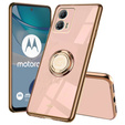 Huse pentru Motorola Moto G53 5G, Electro Ring, roz rose gold