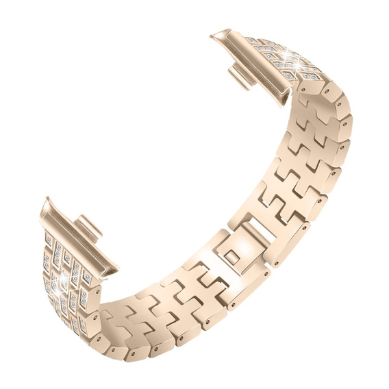 Brățară cu diamante pentru Xiaomi Smart Band 8 Pro, Aur