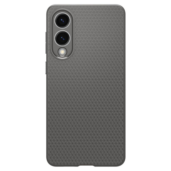 Carcasa Spigen pentru Samsung Galaxy S25, Liquid Air, negru + 9H Tempered Glass