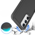 Husa blindată pentru Samsung Galaxy A56 5G, Dual Shockproof, negru