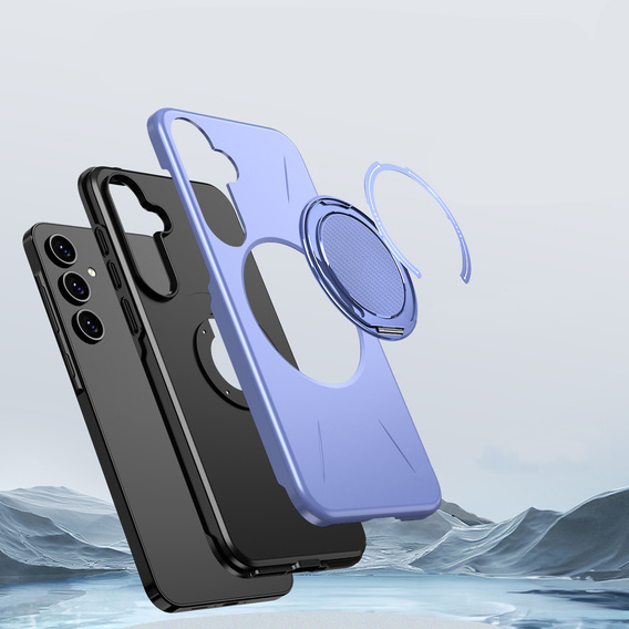 Husă MagSafe cu suport pentru Samsung Galaxy A37 5G, violet