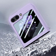 Husă pentru Samsung Galaxy Z Flip7 FE / Z Flip6, PC Case, violet