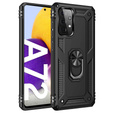 Husă blindată pentru Samsung Galaxy A72 5G, Nox Case Ring, albastru