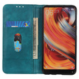 Huse pentru Xiaomi Redmi Note 13 Pro+, Wallet Litchi Leather, verde