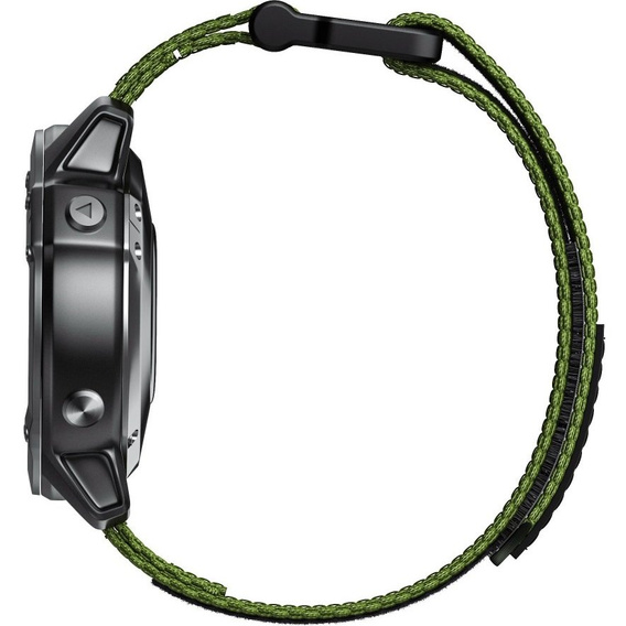 Pasek nylonowy do Garmin Fenix 7/Fenix 6 Pro/Forerunner 935/945/955 22mm, Green