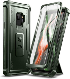 Husă blindată pentru Samsung Galaxy S9, Dexnor Full Body, verde