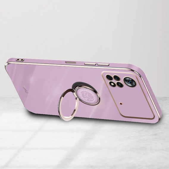 Huse pentru Xiaomi Poco X4 Pro 5G, Electro Ring, violet