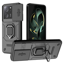 Husă pentru Xiaomi 13T / 13T Pro, KickStand Camera Lens, negru