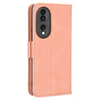 Cu clapetă pentru Honor 70 5G, Card Slot, roz